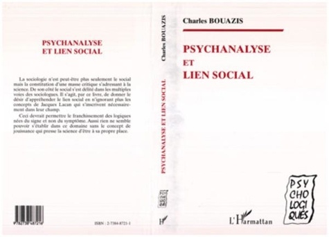 Charles Bouazis - Psychanalyse et lien social.