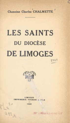 Les saints du diocèse de Limoges