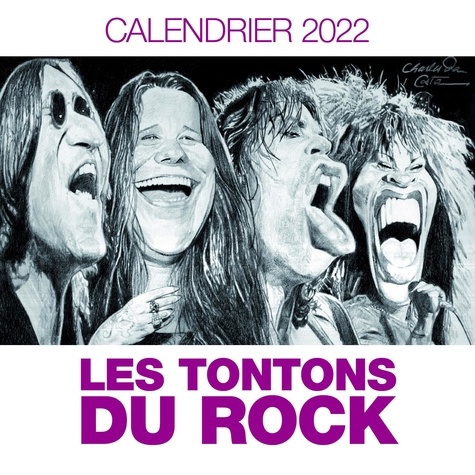 Les tontons du rock. Calendrier  Edition 2022