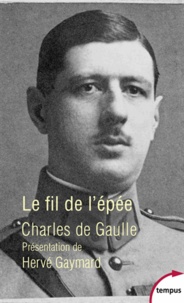 Domaine public google books téléchargements Le fil de l'épée 9782262050207 par Charles de Gaulle