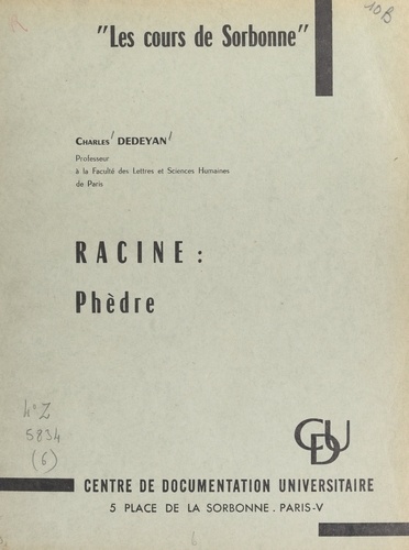 Racine : Phèdre
