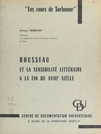 Rousseau et la sensibilité littéraire à la fin du XVIIIe siècle