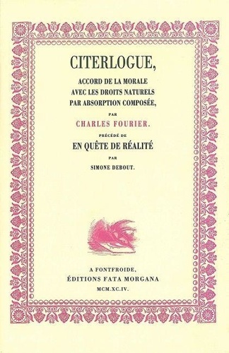 Charles Fourier - Citerlogue.