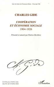 Coopération et économie sociale 1904-1926
