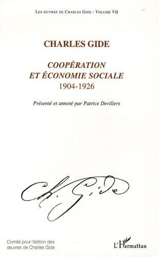 Coopération et économie sociale 1904-1926