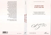 Ecrits 1869-1886