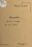 Charles Grosholts et Marius Noguès - Brindilles : pensées et images du vieux Tarbes.