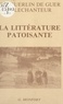 Charles Guerlin de Guer et Fernand Lechanteur - La littérature patoisante.