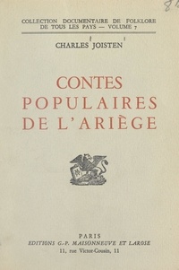 Charles Joisten - Contes populaires de l'Ariège.