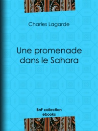 Charles Lagarde et Charles Joliet - Une promenade dans le Sahara.