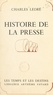 Charles Ledré - Histoire de la presse.