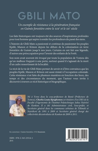 Gbili Mato. Un exemple de résistance à la pénétration française en Guinée forestière entre le XIXe et le XXe siècle