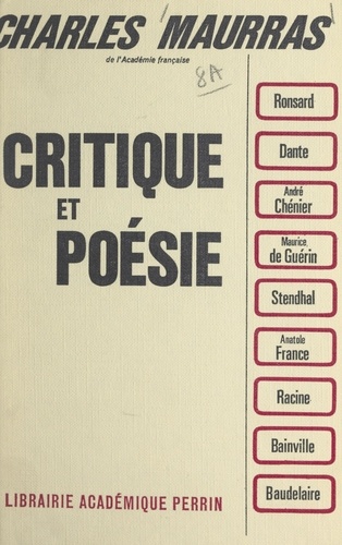 Critique et poésie