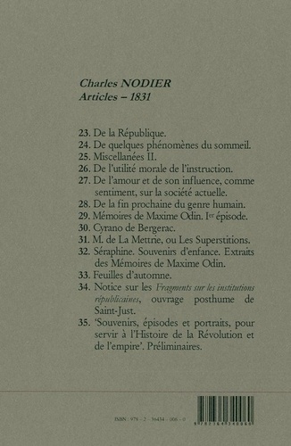 Articles. Volume 3, 1831