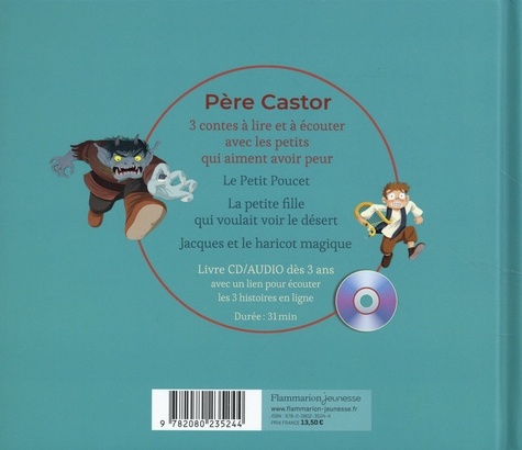 3 contes du Père Castor. Gare aux ogres !  avec 1 CD audio