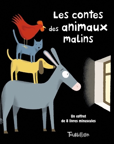 Charles Perrault et Elisabeth Gilles-Sebaoun - Les contes des animaux malins - Un coffret de 8 livres minuscules.