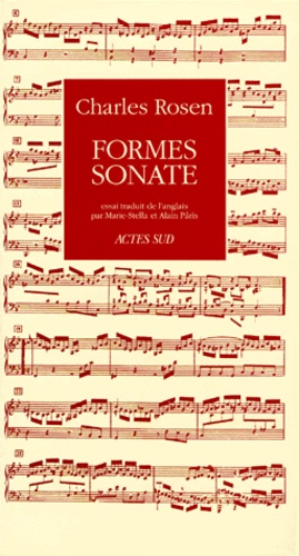Charles Rosen - Formes sonate - Essai.