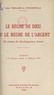 Charles Thellier de Poncheville - Le règne de Dieu ou le règne de l'argent (à propos de "Quadragesimo anno") - Conférence à la Semaine sociale de Mulhouse 1931.