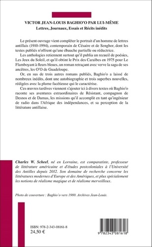 Victor Jean-Louis Baghio'o par lui-même. Lettres, journaux, essais et récits inédits