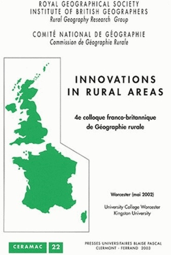 Charles Watkins et David Matless - Innovations in Rural Areas - 4e Colloque franco-britannique de Géographie rurale Worcester (mai 2002).