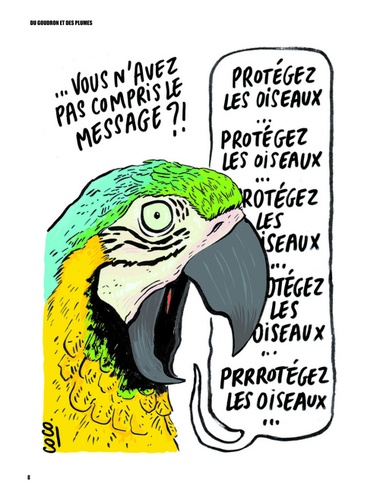 Du goudron et des plumes. Charlie Hebdo fête les 100 ans de la Ligue pour la protection des oiseaux