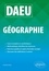 DAEU Géographie  Edition 2020