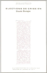 Elections de crise en Grande-Bretagne