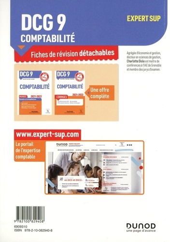 DCG 9 Comptabilité. Fiches de révision 3e édition