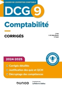 Charlotte Disle et Anne-Marie Vallejo-Bouvier - DCG 9 Comptabilité - Corrigés.