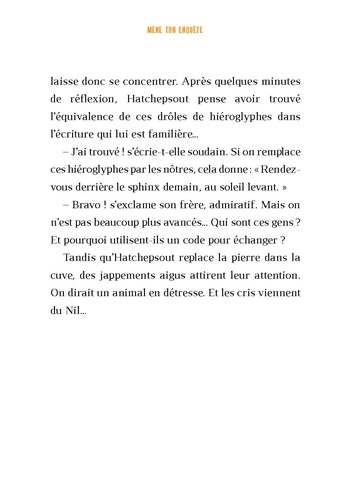 Mène ton enquête au temps des pyramides