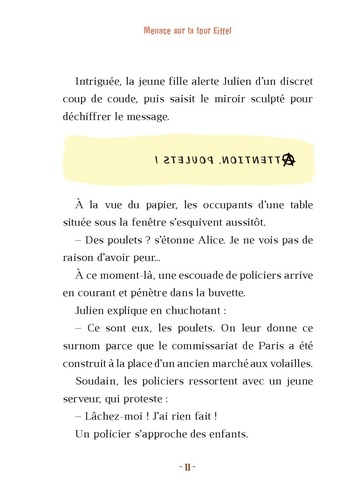 Mène ton enquête Menace sur la tour Eiffel