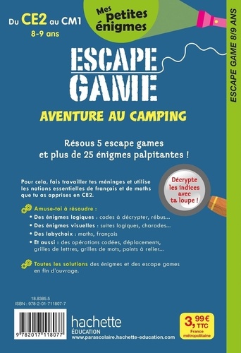 Escape game aventure au camping