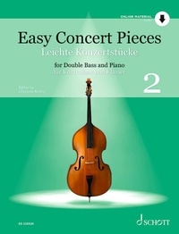Charlotte Mohrs - Easy Concert Pieces - Volume 2, 24 Easy Pieces from 5 Centuries using half to 3rd Position. Double bass and piano.