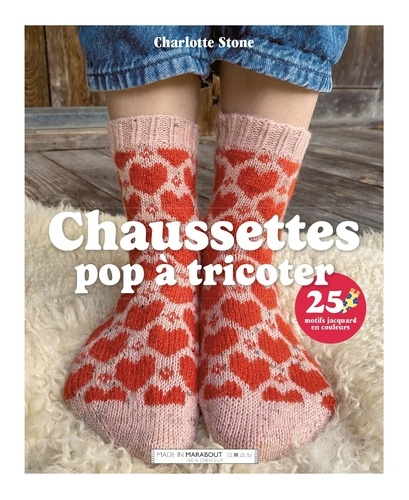 Chaussettes pop à tricoter. 25 motifs Jacquard en couleur
