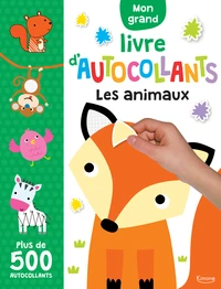 Mon grand livre d'autocollants Les animaux