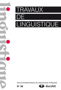 Travaux de linguistique n° 47 : adverbiaux et topiques