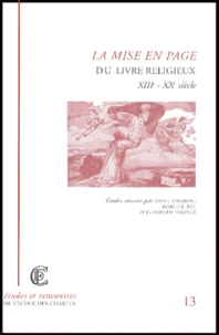 Mise en page du livre religieux XIIIe-XXe siècle