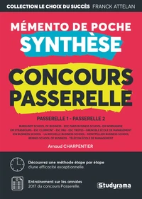 Mémento de poche synthèse Concours passerelle