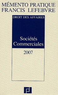 Pack Mémento Francis Lefebvre Sociétés commerciales