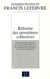 Réforme des procédures collectives