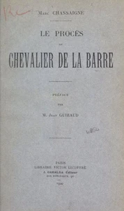 Le procès du chevalier de La Barre