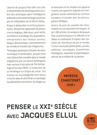 Penser le XXIe siècle avec Jacques Ellul