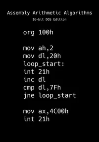 Assembly Arithmetic Algorithms 16-bit DOS Edition