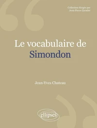 Le vocabulaire de Gilbert Simondon