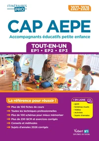 CAP AEPE - Accompagnant éducatif petite enfance - Épreuves professionnelles 2027-2028 - Tout-en-un