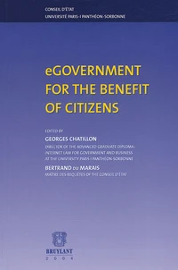 eGovernment For the Benefit of Citizens