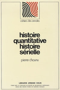 Histoire quantitative, histoire sérielle