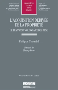 L'acquisition dérivée de la propriété