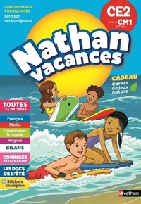 Nathan Vacances Du CE2 vers le CM1 8/9 ans