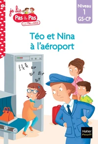 A l'aéroport avec Téo et Nina